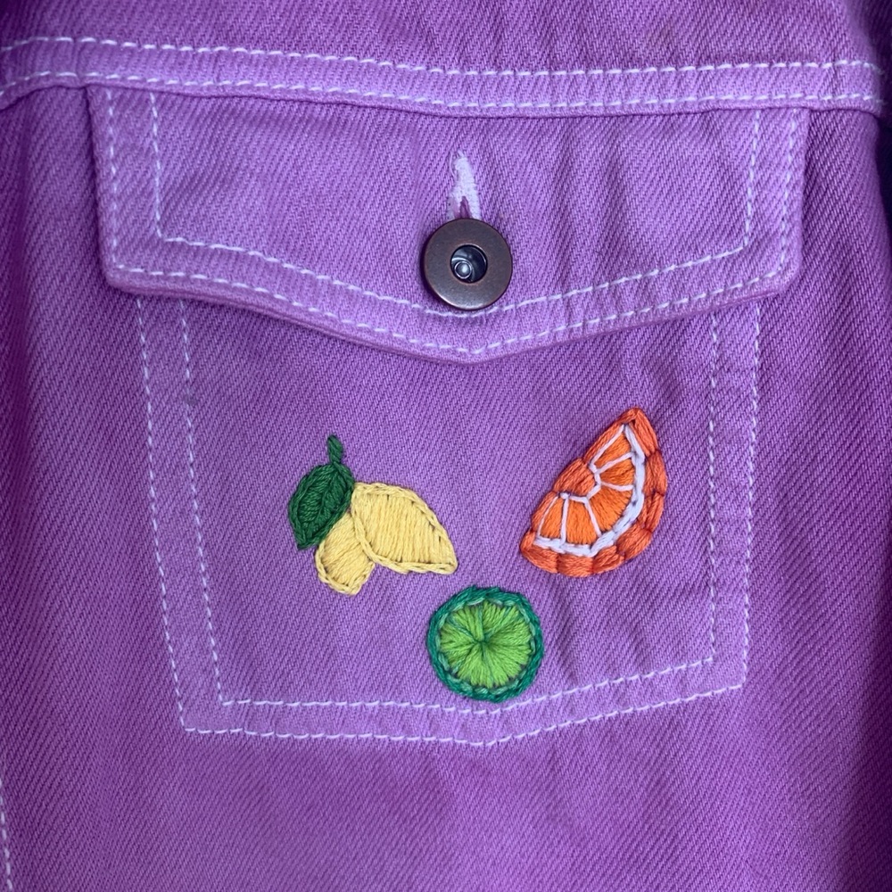 H&M Upcycled Denim Jacket - Picture 2 of 5